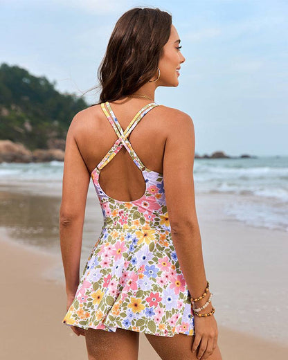 Florine | Skirted Swim Dress