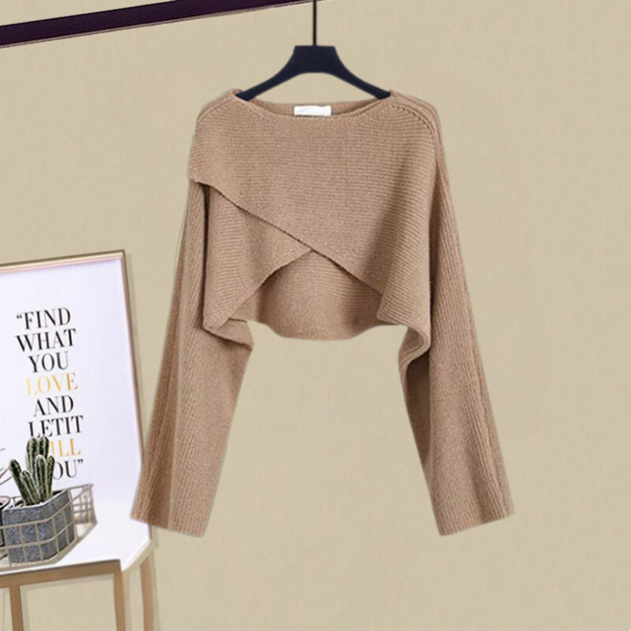 Wilhelmine | 2-in-1 Knit Dress & Sweater Set