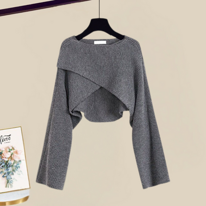 Wilhelmine | 2-in-1 Knit Dress & Sweater Set