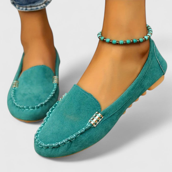 Loafers shown from the back