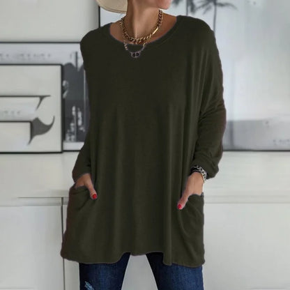 Vigga | Oversized Tunic with Front Pockets