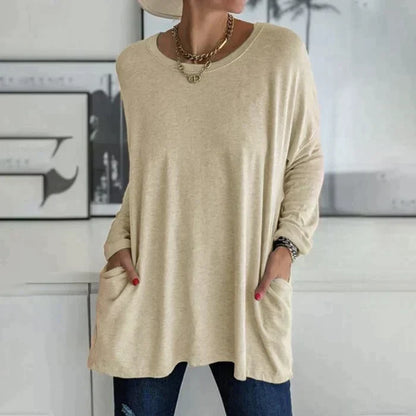 Tunic top shown in a second colourway