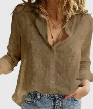 Elena | Relaxed Button-Up Blouse