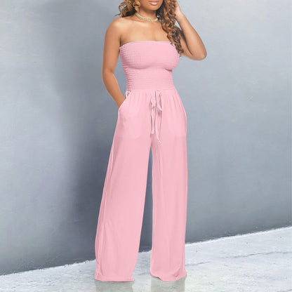 Bella | Off-Shoulder Wide Leg Jumpsuit