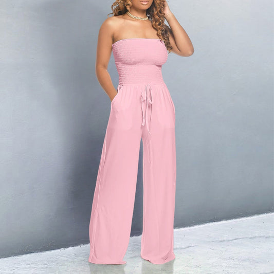 Bella | Off-Shoulder Wide Leg Jumpsuit
