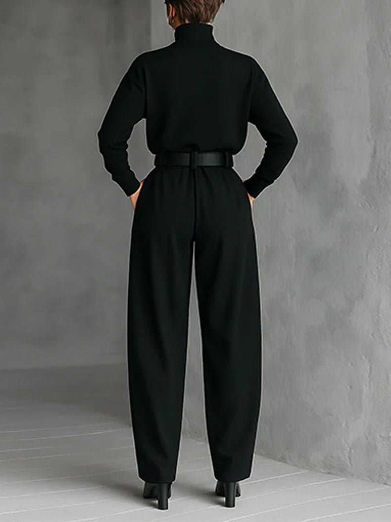 Luna | Turtleneck Belted Set