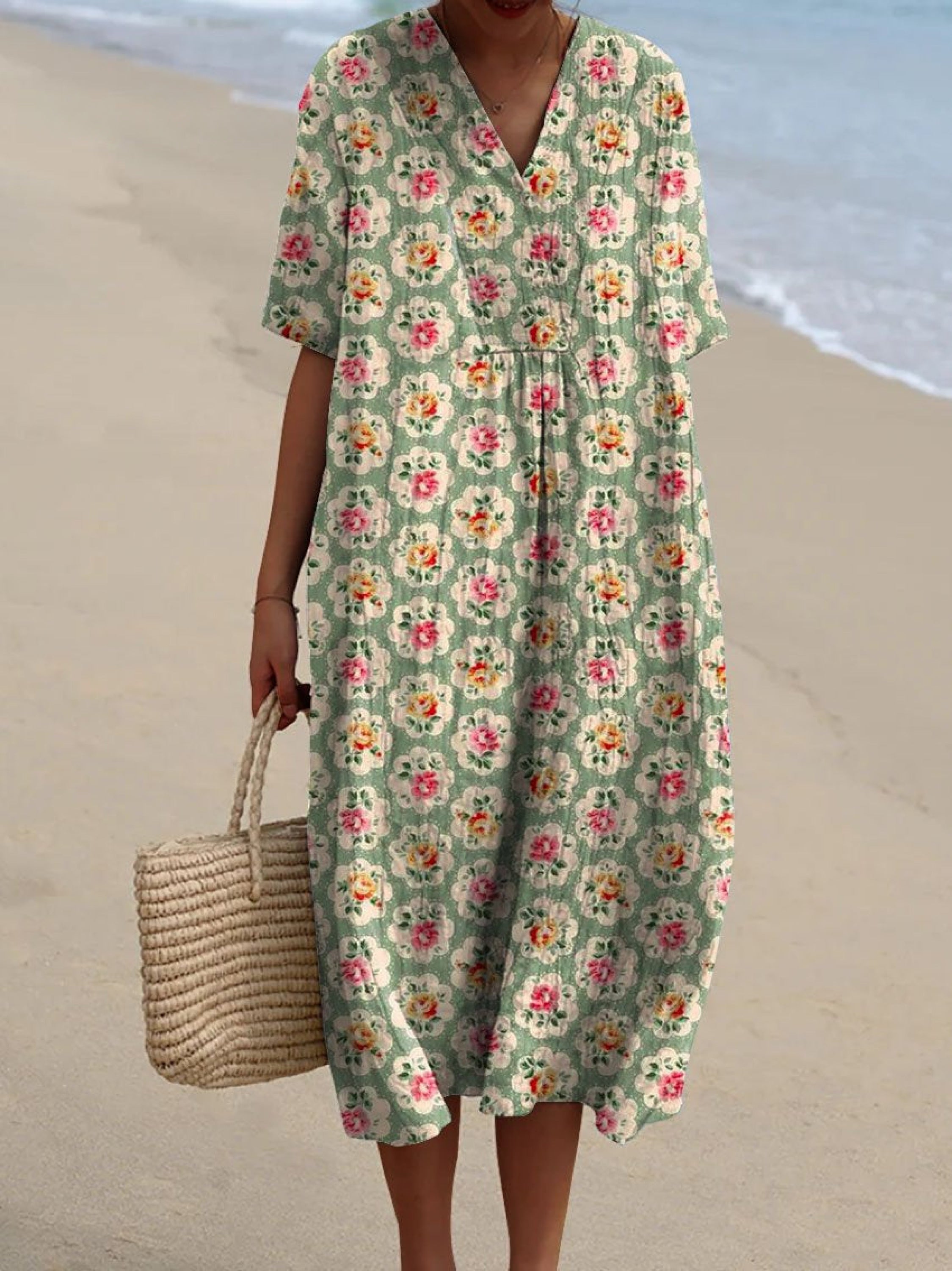 Selene | Vintage Floral Dress