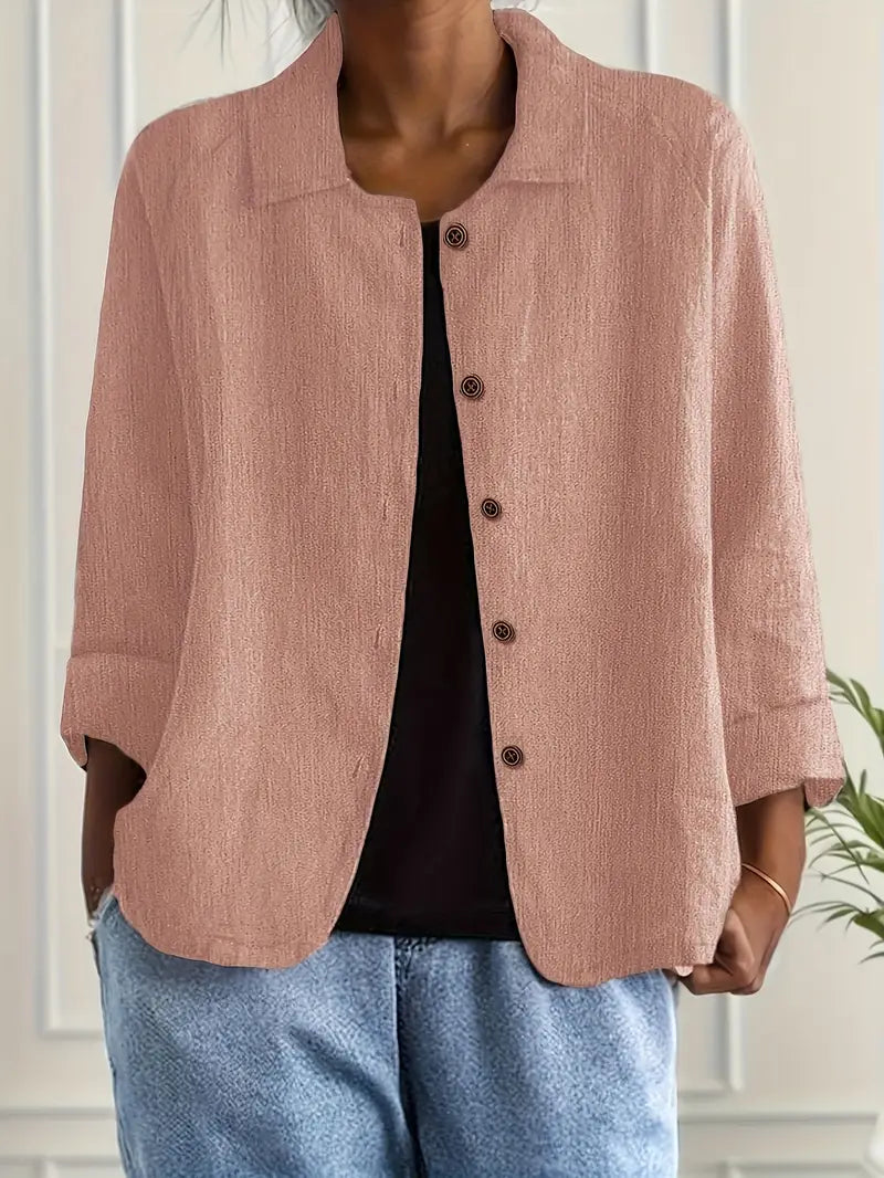 Blazer shown open at the front