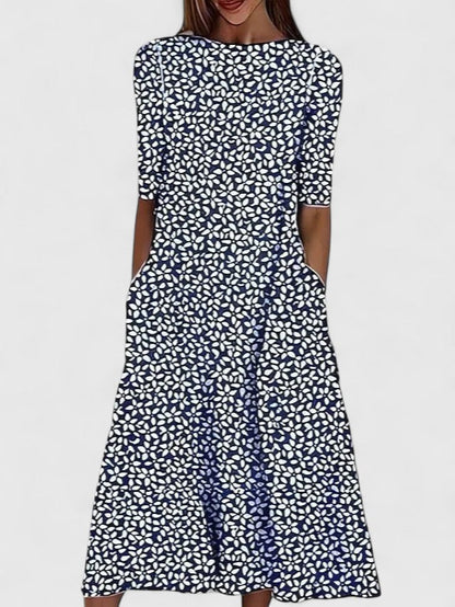 Kara | Floral Midi Summer Dress